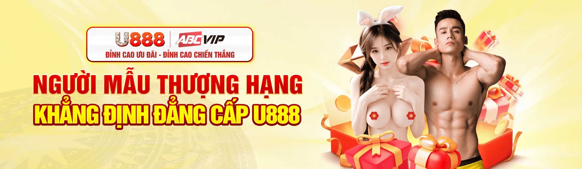 Banner U888 về thể thao, game bài và nội dung tham khảo